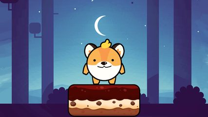 Captura 16: Aventura de saltos de pasteles con animales encantadores