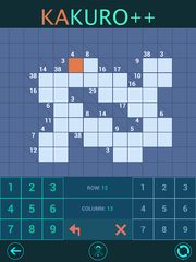 Screenshot 22: Kakuro Plus. Cross-Sums.