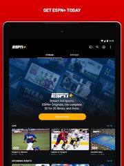Скриншот 11: Приложение ESPN для спорта