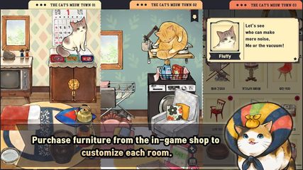 Screenshot 2: The cat's meow town