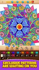 Screenshot 4: Cross Stitch Coloring Mandala