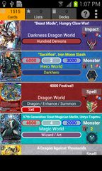 Screenshot 1: FC Buddyfight Database
