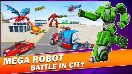 Captura 18: Batalla de Robots Dragón y Coches 3D