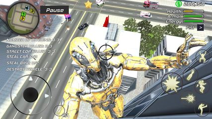 Screenshot 19: Super Crime Steel War Hero Iron Flying Mech Robot