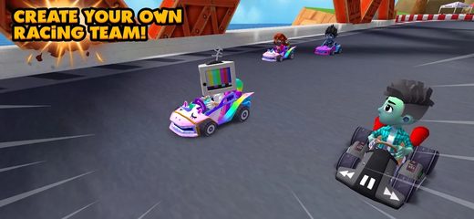 Скриншот 21: Многопользовательская гоночная игра на картах