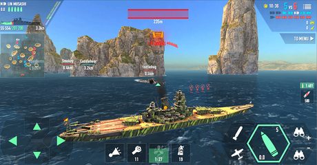 Captura 12: Batalla de buques de guerra: Combate naval en línea