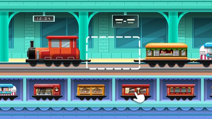 Screenshot 1: Train Builder - Games for kids