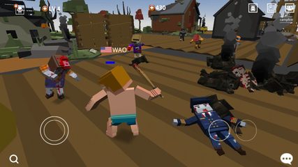 Captura 11: El juego de bloques pixelados de supervivencia