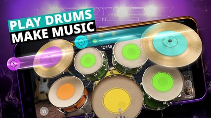 Captura 1: Simulador de juegos musicales de batería