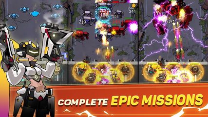 Screenshot 2: Cyber War:Idle Defense heroes