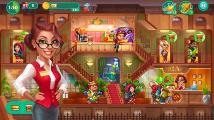 Screenshot 3: Grand Hotel Mania: Hotel game