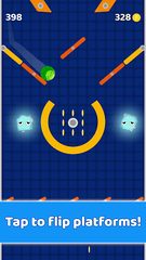 Screenshot 1: Flip Shapes – Bouncing, Rolling, Falling Fun!