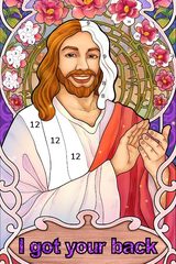 Скриншот 8: Bible Coloring - Paint by Number, Free Bible Games
