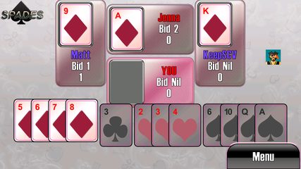 Screenshot 1: Spades 2