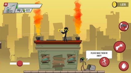 Captura 14: Stickman contra Zombis
