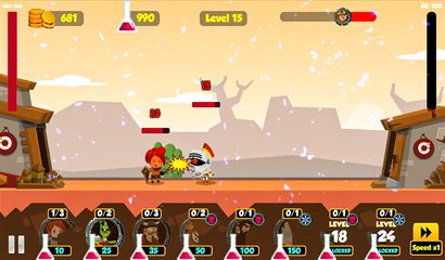 Screenshot 1: Legendary Clicker Adventure