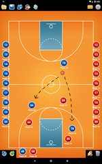 Captura 8: Pizarra Táctica de Baloncesto