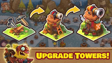 Screenshot 1: Tower Defense Realm King Hero