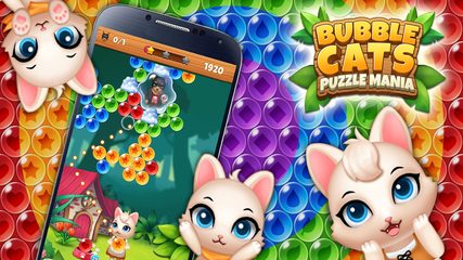Screenshot 2: Bubble Cats Shooter POP : Puzzle Mania