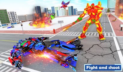Screenshot 4: Flying Dragon Transport Truck Transform Robot Game