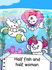 Screenshot 5: Mermaid Evolution: Merge Game