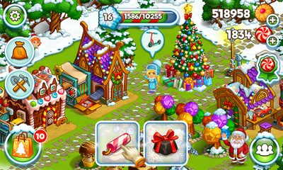 Screenshot 6: Farm Snow - Santa family story