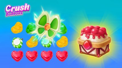 Screenshot 1: Crush Bonbons - Match 3 Games