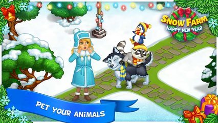 Screenshot 11: Farm Snow - Santa family story