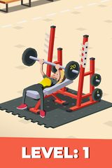 Screenshot 1: Idle Fitness Gym Tycoon - Game