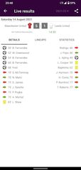 Captura 3: Marcadores en Vivo: Premier League 2021/2022