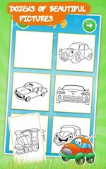 Screenshot 7: Cars Coloring Book Sparkles