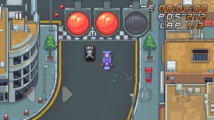 Captura 1: Aventura de carreras retro