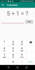 Captura 1: Matemáticas de Bolsillo – Entrenador de Aritmética Mental