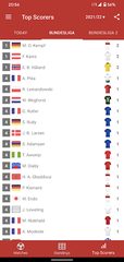 Captura 6: Marcador en Vivo para la Bundesliga 2021/2022