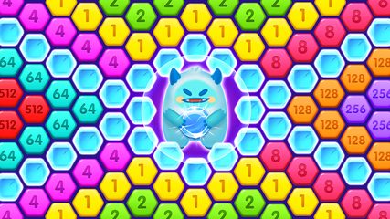 Captura 18: Juego de rompecabezas de combinación de números hexagonales