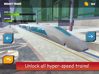 Screenshot 1: Hyperloop: futuristic train simulator