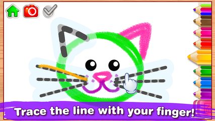 Screenshot 2: Bini Drawing for Kids! Learning Games for Toddlers