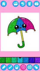 Screenshot 6: Cute Kawaii Colouring Book for Kids with Glitters