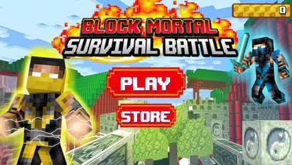 Screenshot 1: Block Mortal Survival Battle