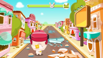 Captura 4: Héroe de BabyBus Town: consejos de seguridad ante terremotos para niños