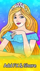 Screenshot 5: Princess Coloring Game