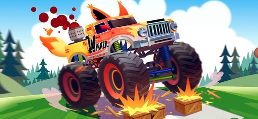 Скриншот 1: Monster Truck Go: Racing Games 4+