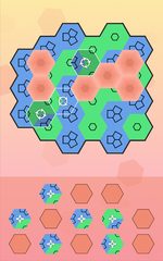 Screenshot 1: Aurora Hex - Pattern Puzzles