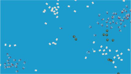 Captura 2: Arena de Evolución: Un Sandbox de Piedra, Papel o Tijera