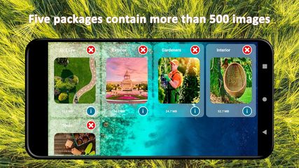 Screenshot 1: Residential Gardens Merge Puzz