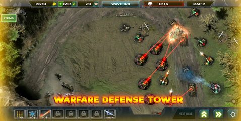 Screenshot 1: Tower Defense: Infinite War