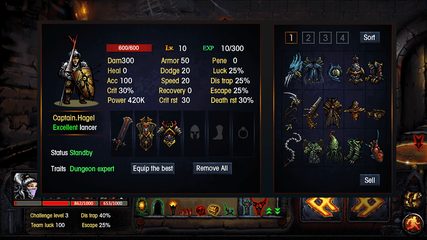 Captura 6: Supervivencia en la Mazmorra