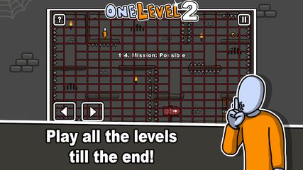 Screenshot 4: One Level 2 Stickman Jailbreak