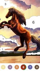 Captura 2: Relajación con pinturas por números