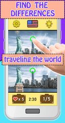 Captura 1: Viaje alrededor del mundo en una caza de diferencias
